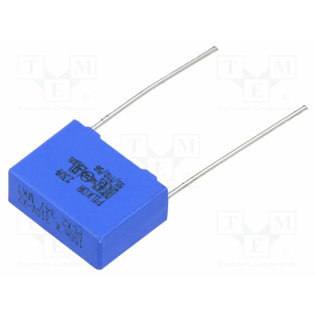PILKOR Capacitor: polyester; 150nF; 310V; 15mm