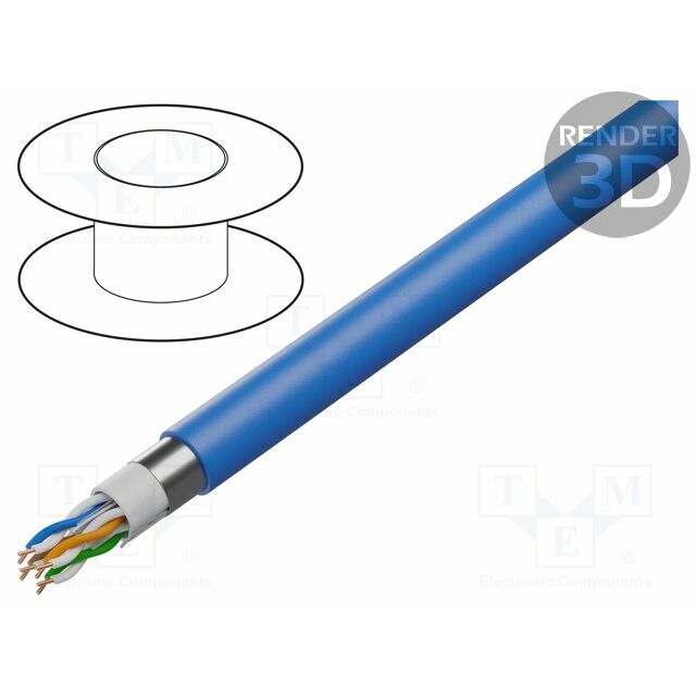 BELDEN Wire; F/UTP; 4x2x23AWG; industrial Ethernet