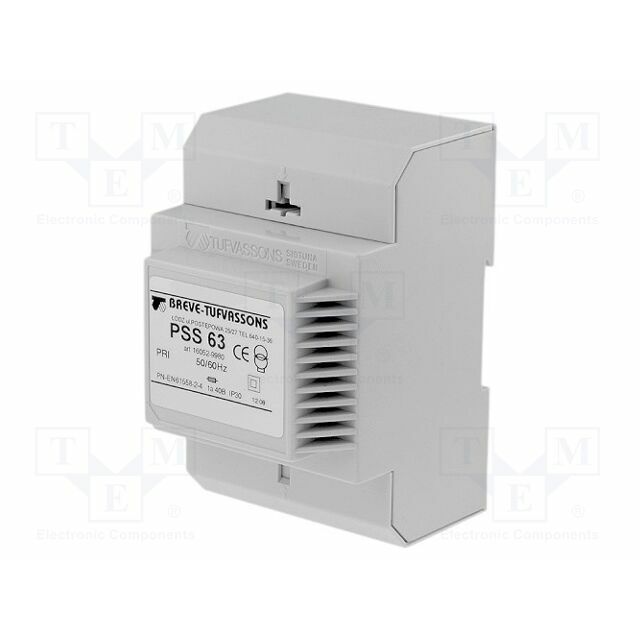 BREVE TUFVASSONS Transformer: mains; 63VA; 400VAC