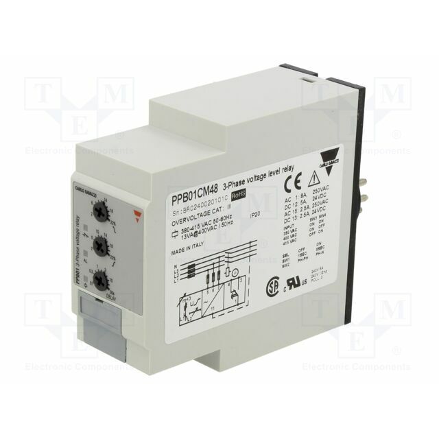 CARLO GAVAZZI Voltage monitoring relay; socket