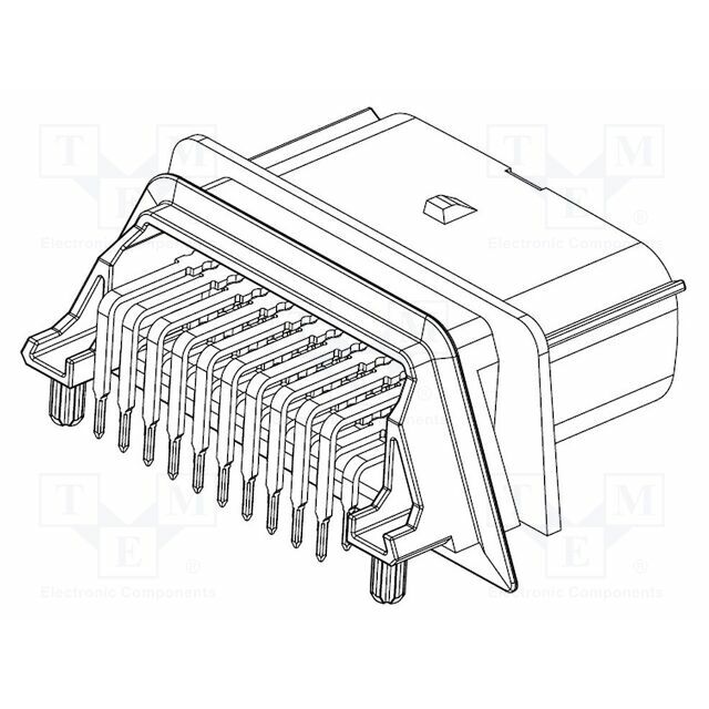 MOLEX Connector: wire-board; male; MX150; 7A