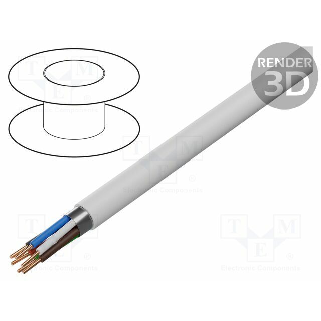 Wire; BiTprotect (St); 4x0.5mm; round