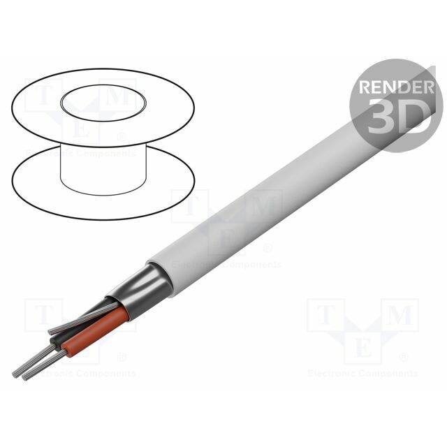 BELDEN Wire: loudspeaker cable; 1x2x22AWG; stranded