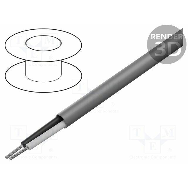 BELDEN Wire; 1x2x22AWG; unshielded; 300V; 30m