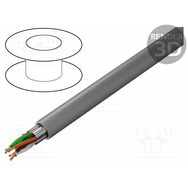 BELDEN Wire: control cable; 3x2x22AWG; PVC