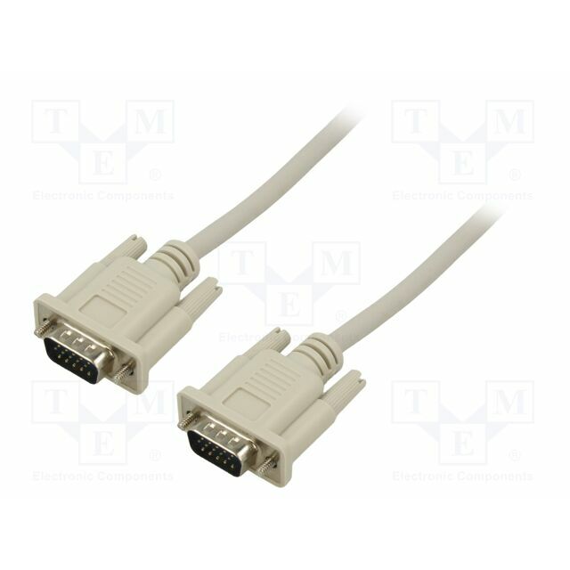 Cable; D-Sub 15pin plug,both sides
