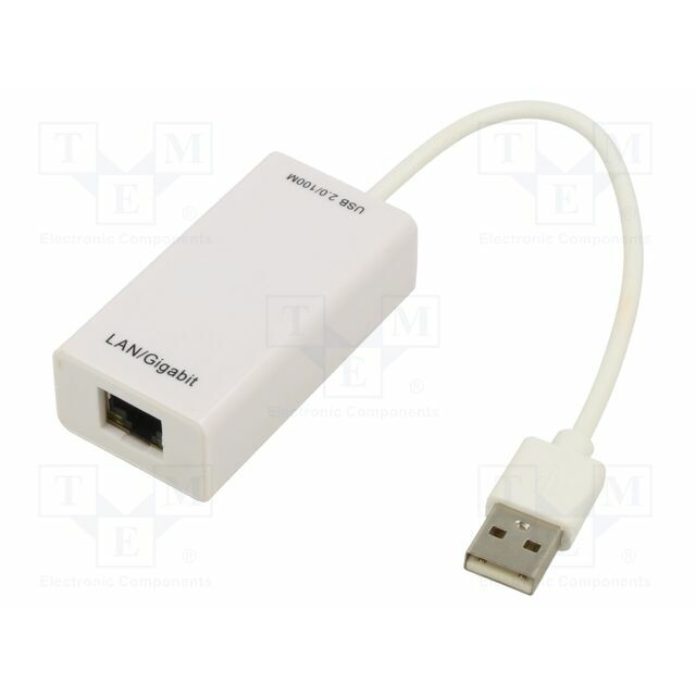 USB to Ethernet adapter; RJ45 socket