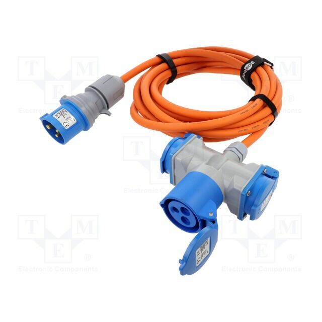 Extension lead; H07RN-F; 3G2.5mm2; 5m