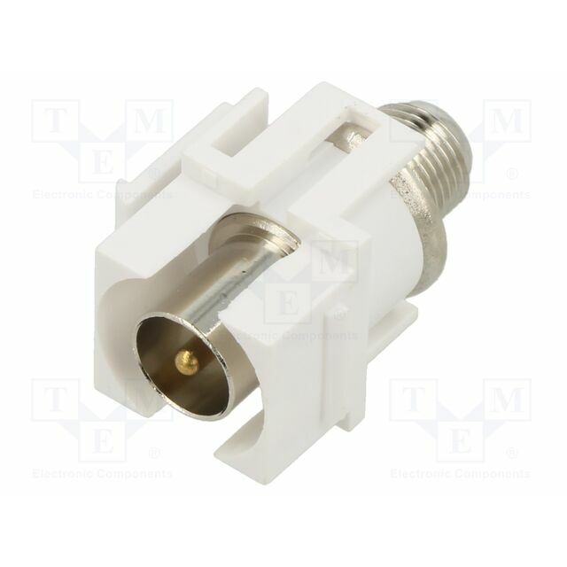 RF coupler; Keystone; F socket,coaxial