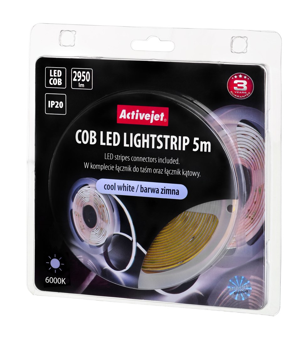 Activejet AJE-COB 5m zim strip light
