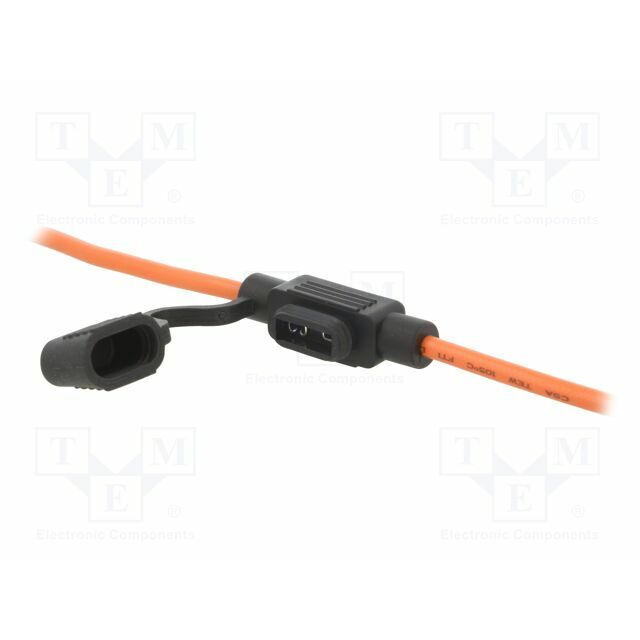 Fuse holder; 11.1mm; 30A; on