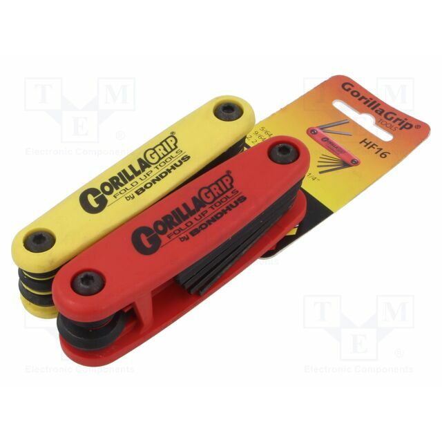 Wrench: hex key-set; inch | BONDHUS-12522