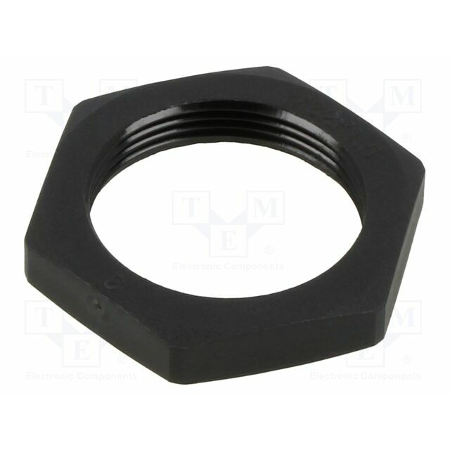 Nut; M32; 41mm; black; Thread: metric