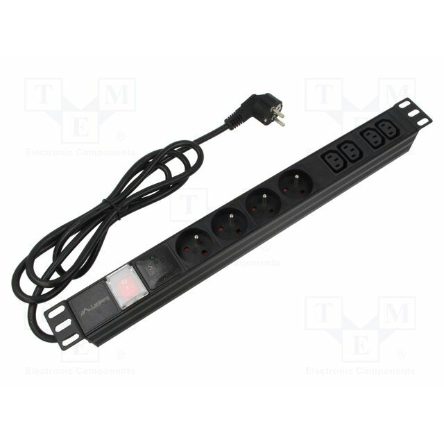LANBERG Plug socket strip: protective; Sockets:
