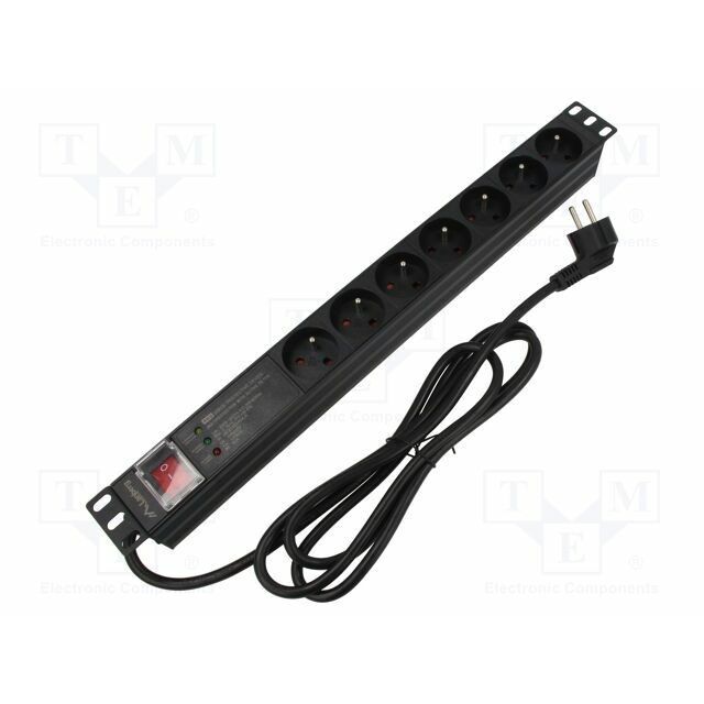 LANBERG Plug socket strip: protective; Sockets: