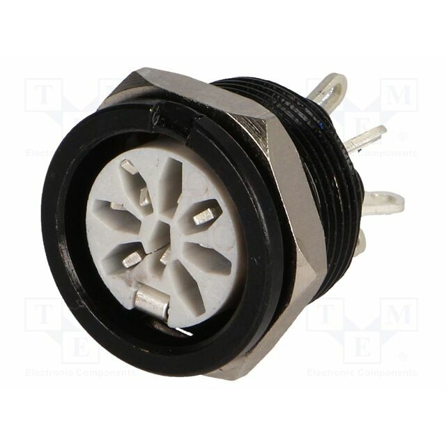 DELTRON Connector: DIN; socket; female; PIN: