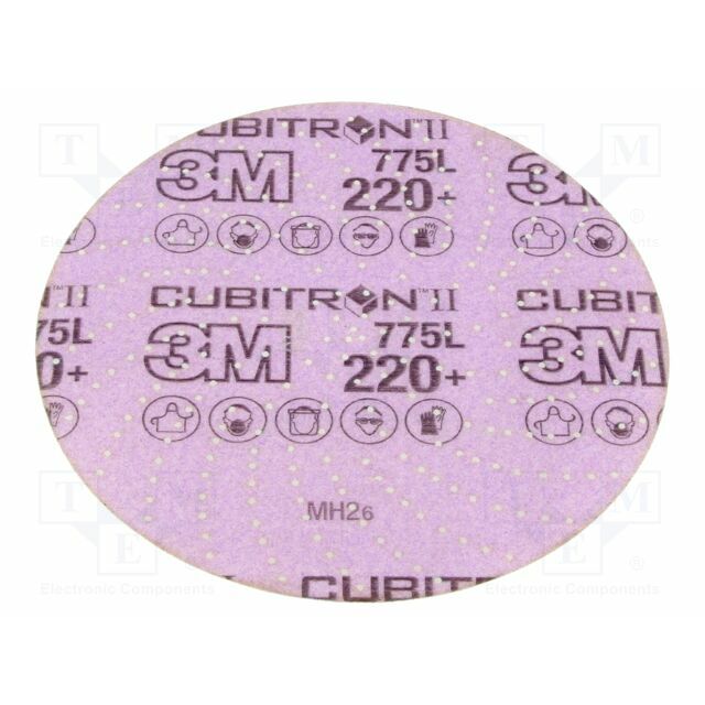 Sanding plate; 150mm; Granularity: 220; with