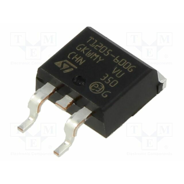 STMICROELECTRONICS Triac; 600V; 12A; Igt: 5mA