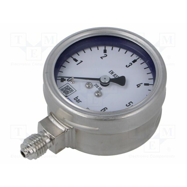 WIKA Manometer; 0÷6bar; Class: 1.6