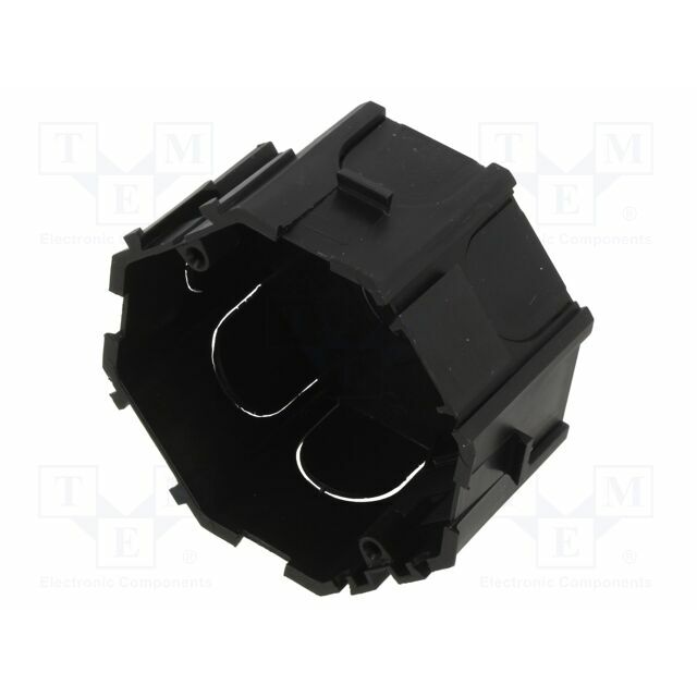 Enclosure: junction box; 67mm; plaster embedded