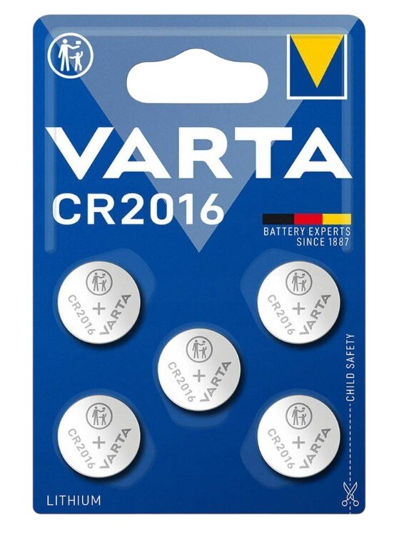 Varta Batterie Knopfzelle CR2016 3V 87mAh