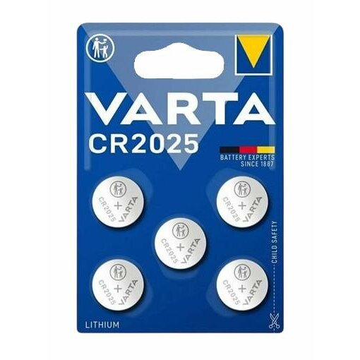 Varta Batterie Knopfzelle CR2025 3V 220mAh