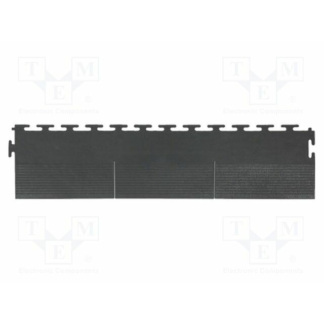 STATICTEC Mat: floor; antislip; ESD; grey