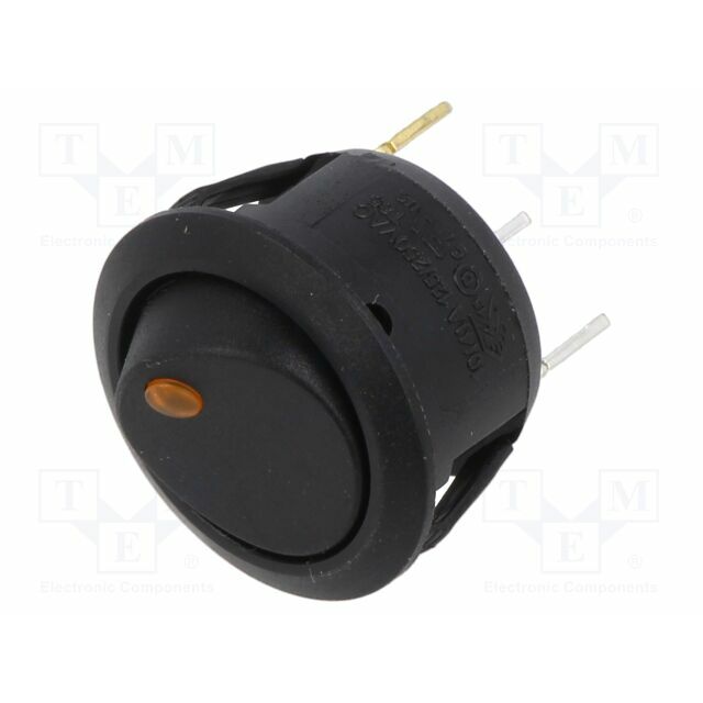 SWITCH COMPONENTS ROCKER; SPST; Pos: 2