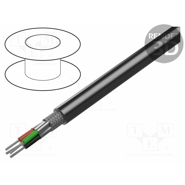 BELDEN Wire; 4x24AWG; stranded; Cu; Insulation: