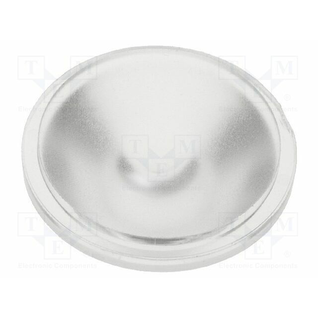 OPTOSUPPLY LED lens; round; colourless; 30°
