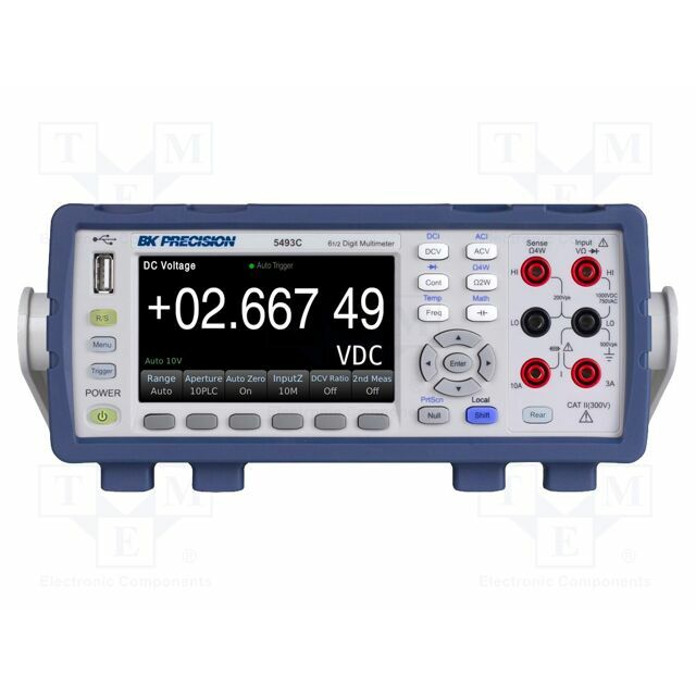 B&K PRECISION Benchtop multimeter; LCD 4