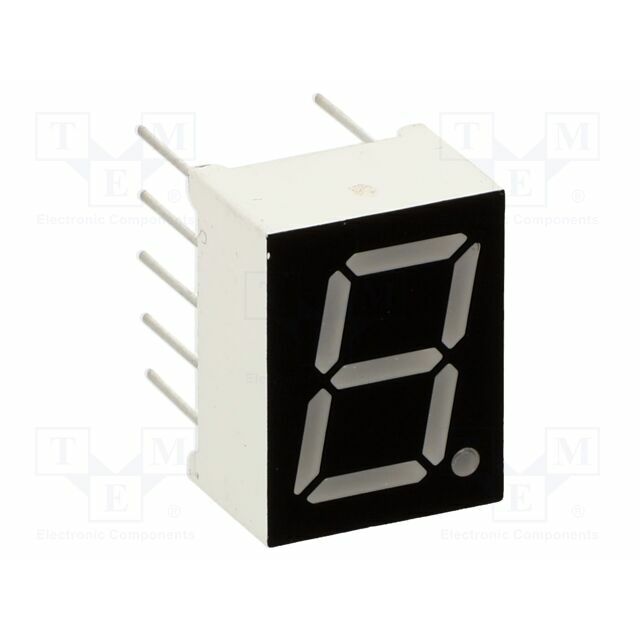 OPTOSUPPLY Display: LED; 7-segment; 10mm; 0