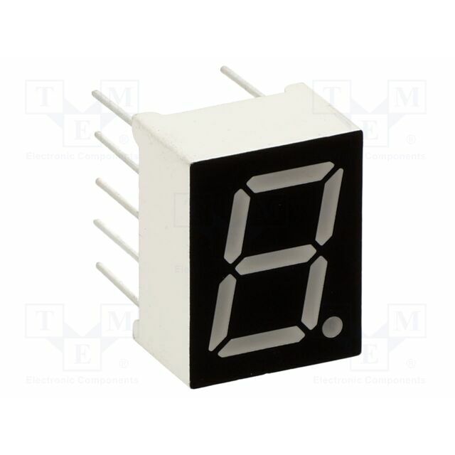 OPTOSUPPLY Display: LED; 7-segment; 10mm; 0
