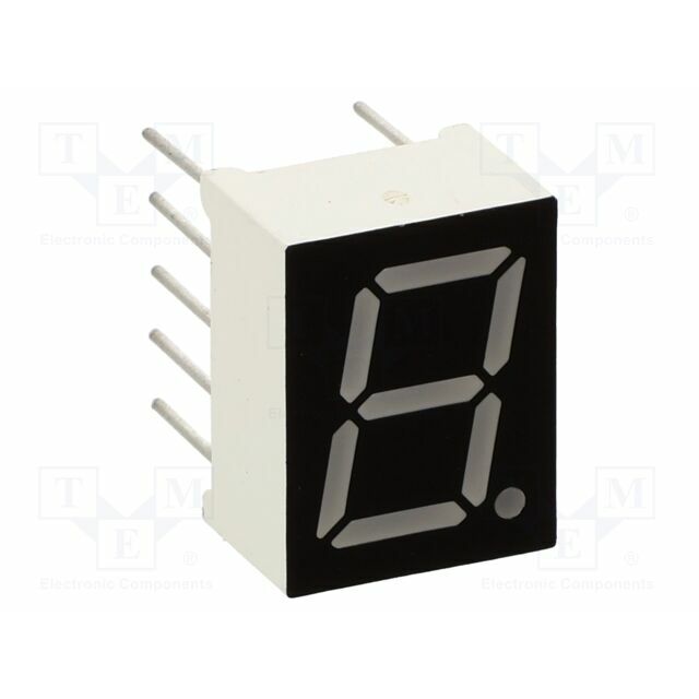 OPTOSUPPLY Display: LED; 7-segment; 10mm; 0