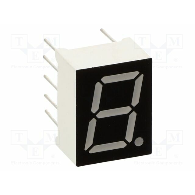 OPTOSUPPLY Display: LED; 7-segment; 10mm; 0