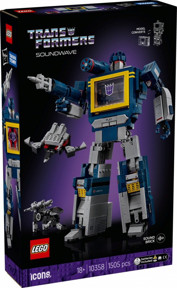 LEGO Icons 10358 Transformers: Soundwave |