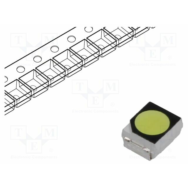 OPTOSUPPLY LED; white cold; SMD; PLCC2