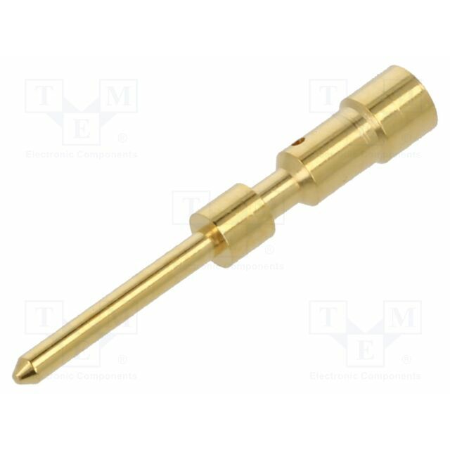 HARTING Contact; male; 1mm; gold-plated; 0