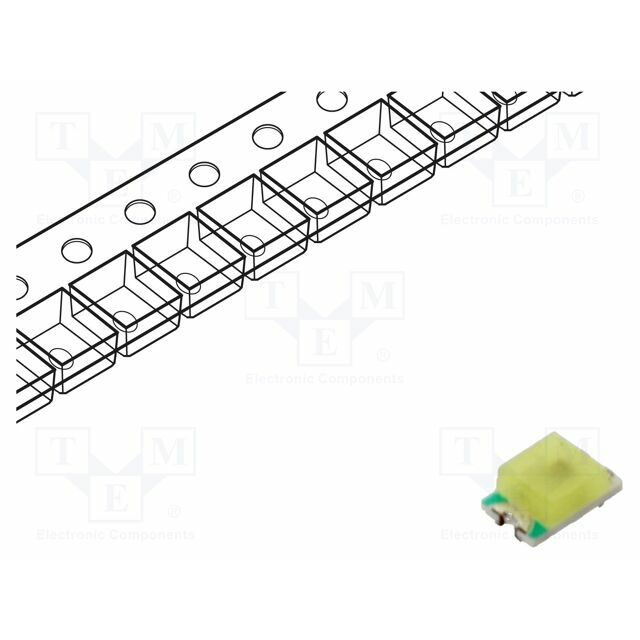 OPTOSUPPLY LED; green; blinking; 400mcd; 120°