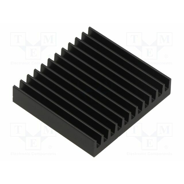 FISCHER ELEKTRONIK Heatsink: extruded; grilled; black