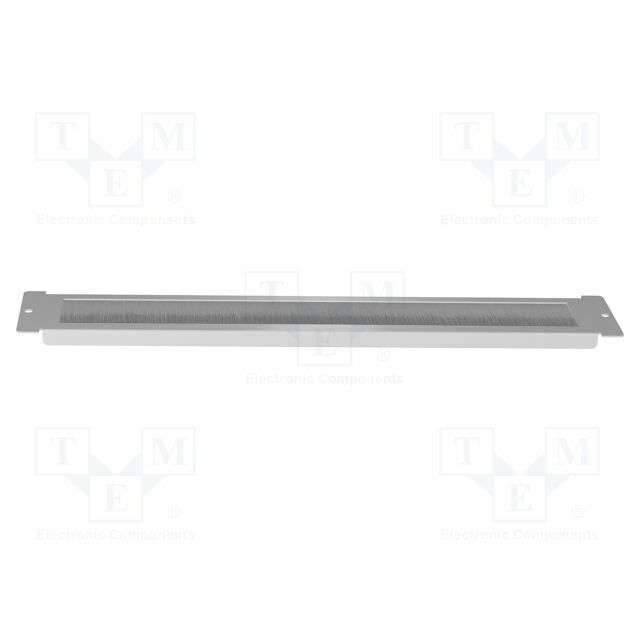 LANBERG Brush strip; 1U; grey; Standard: