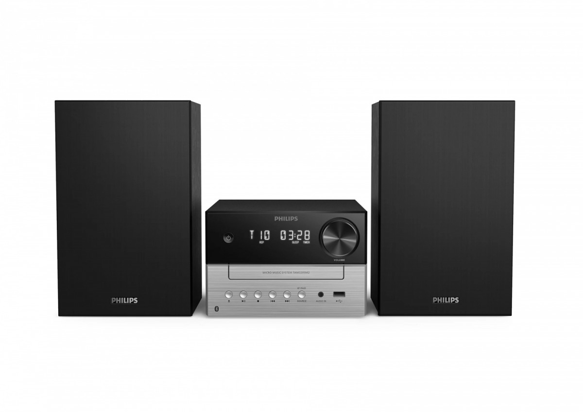 PHILIPS mūzikas sistēma ar Bluetooth, CD