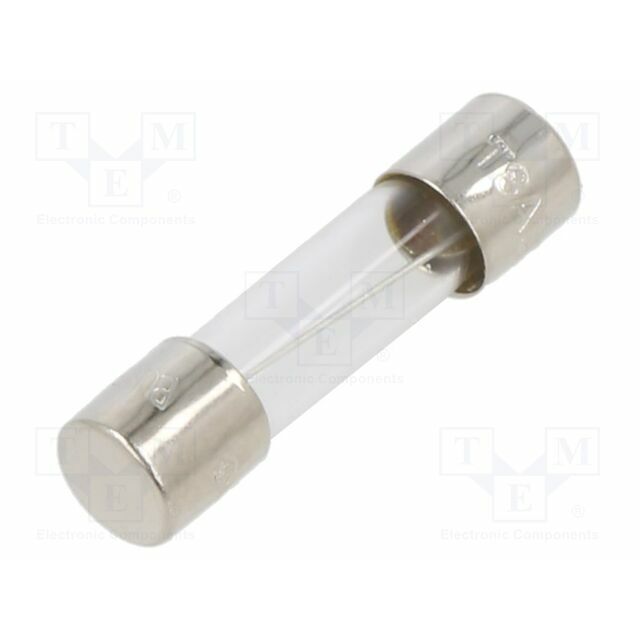 EATON/Bussmann Fuse: fuse; 5x20mm; cylindrical,glass
