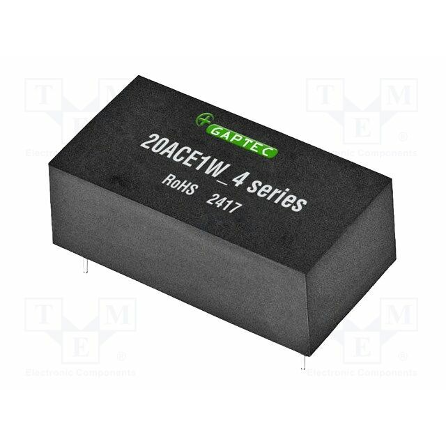 GAPTEC Electronic Converter: AC/DC; 20W; Uin: