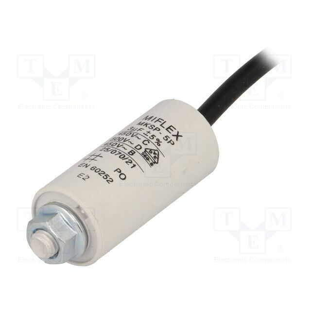 MIFLEX SOLUTIONS Capacitor: polypropylene; motors, run