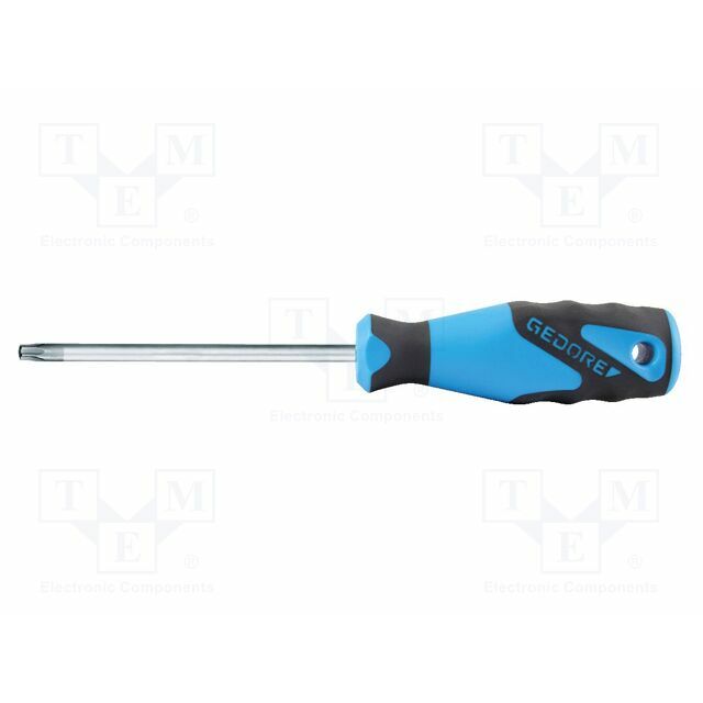 Screwdriver: standard; Torx®; T6; Blade length: