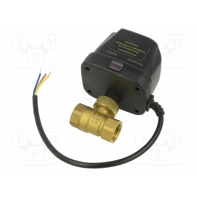 Ball solenoid valve; 1/2"; IP54; max