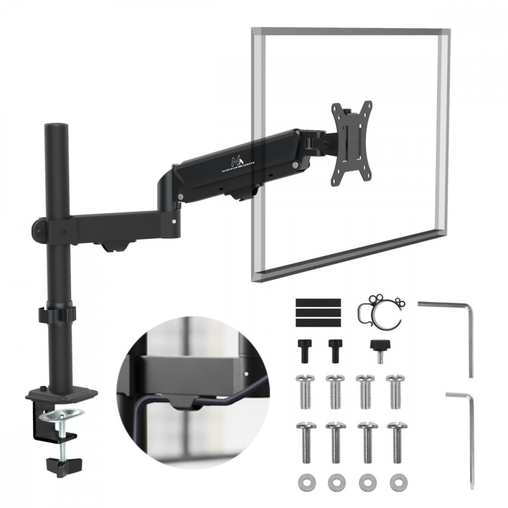 Maclean monitor mount, gas spring, 17&quot