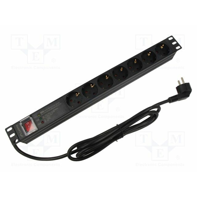LANBERG Plug socket strip: protective; Sockets: