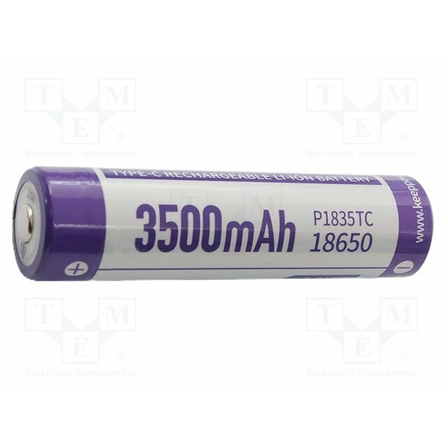 KEEPPOWER Re-battery: Li-Ion; 3500mAh; 3.6V